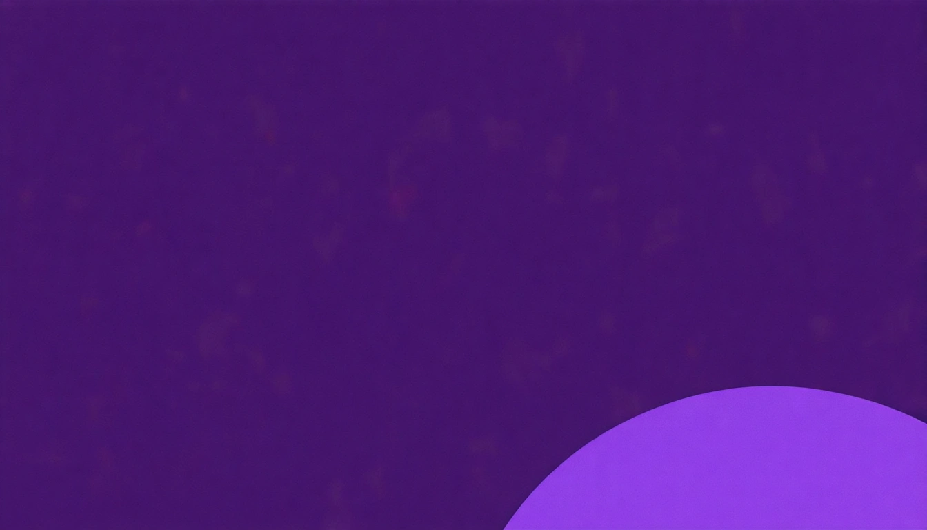 Purple abstract background with a semi-circle design.